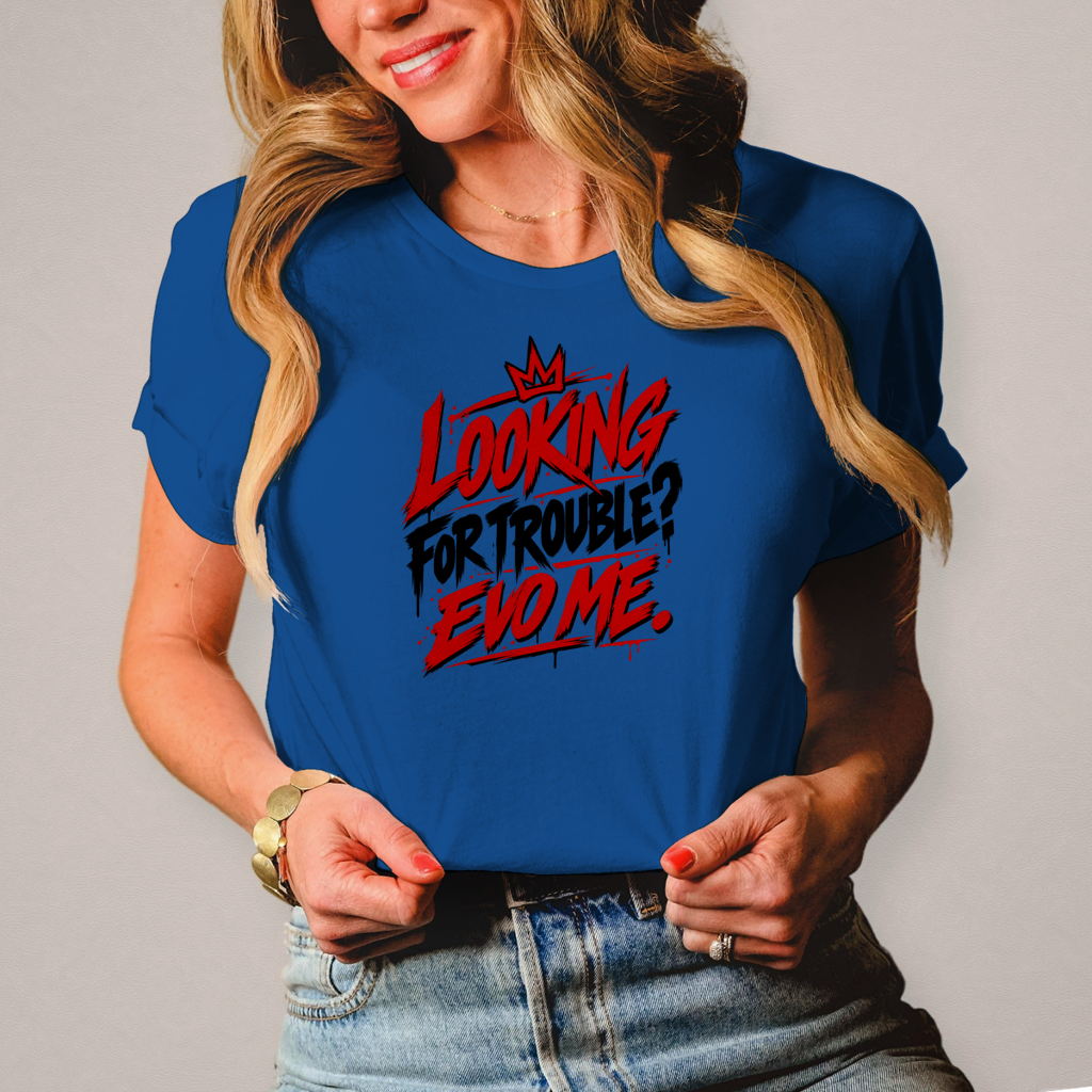 Damen T-Shirt Looking for trouble