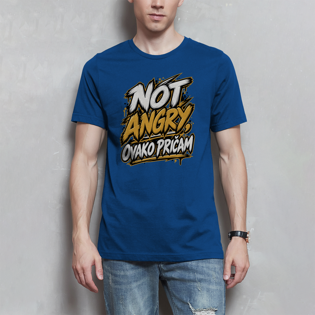 Herren T-Shirt - Not angry