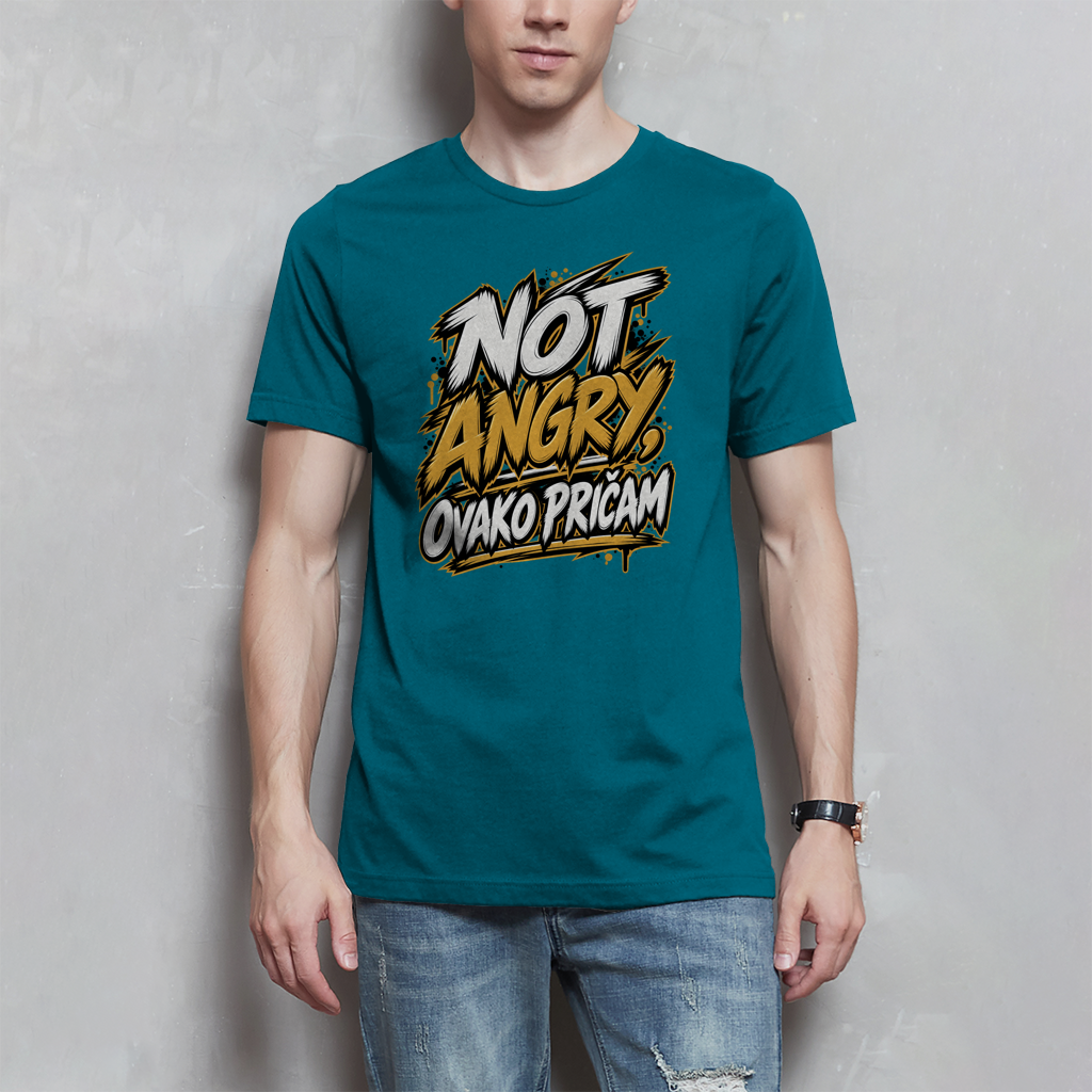 Herren T-Shirt - Not angry