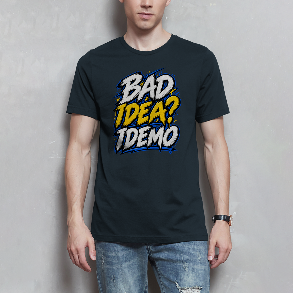 Herren T-Shirt - Bad idea