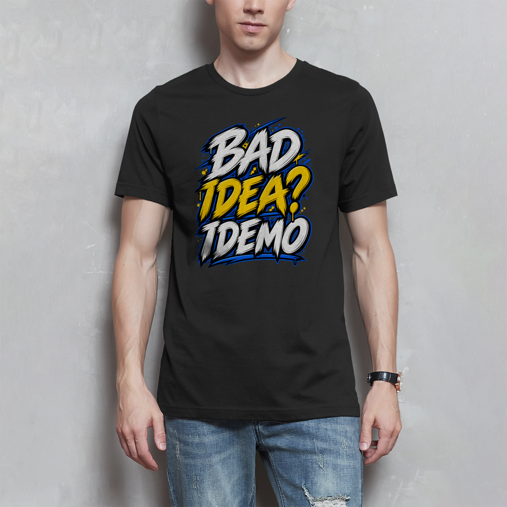 Herren T-Shirt - Bad idea