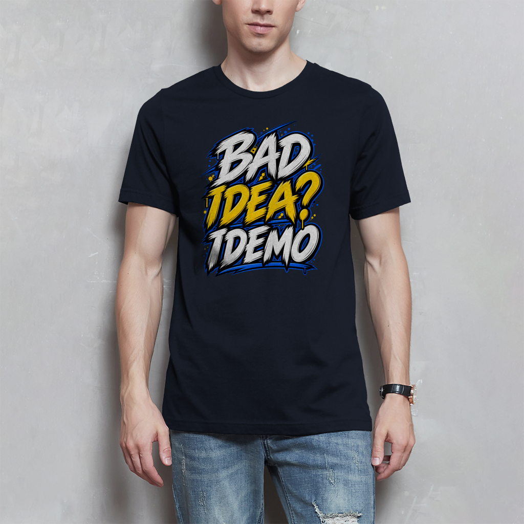 Herren T-Shirt - Bad idea