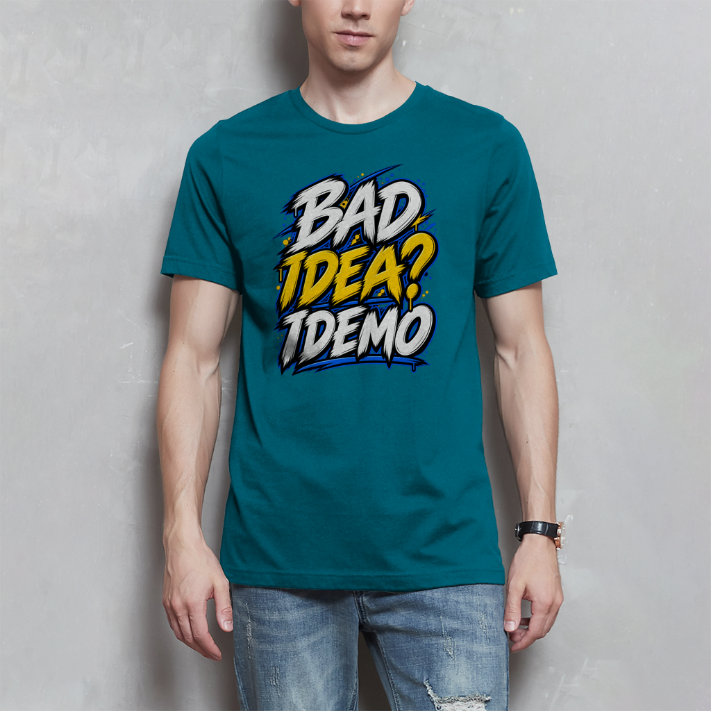 Herren T-Shirt - Bad idea