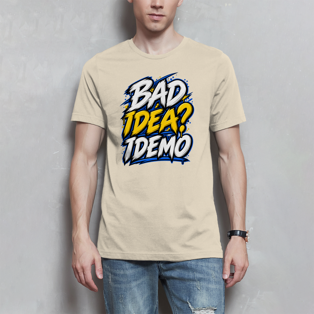 Herren T-Shirt - Bad idea