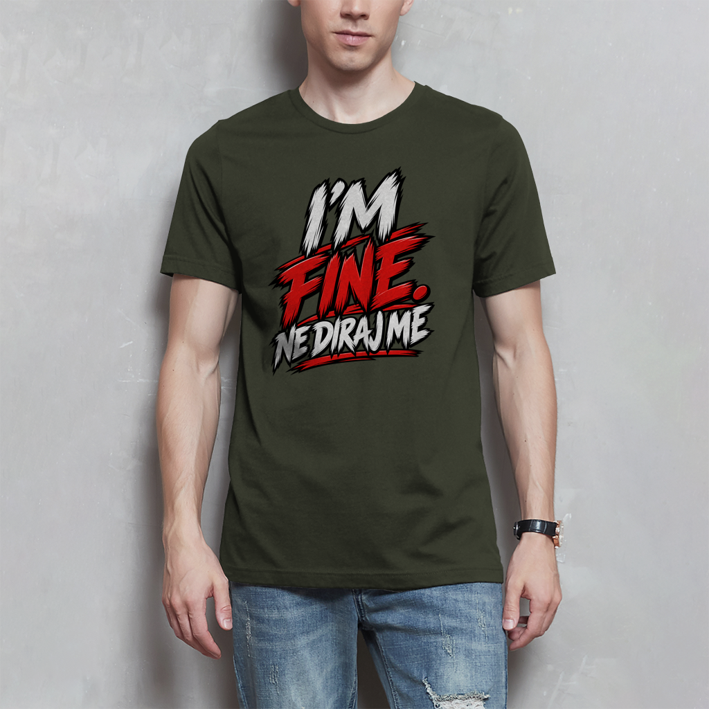 Herren T-Shirt - I am fine