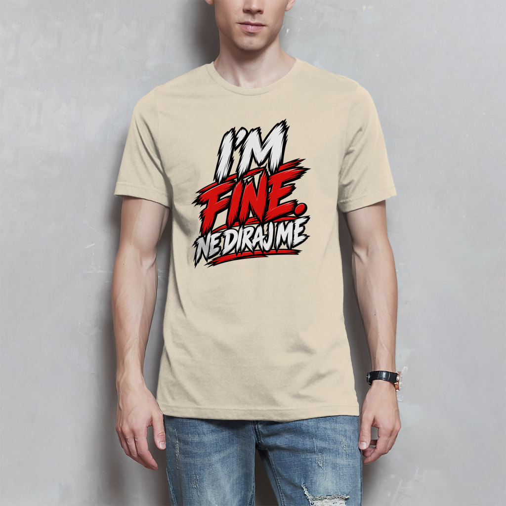 Herren T-Shirt - I am fine