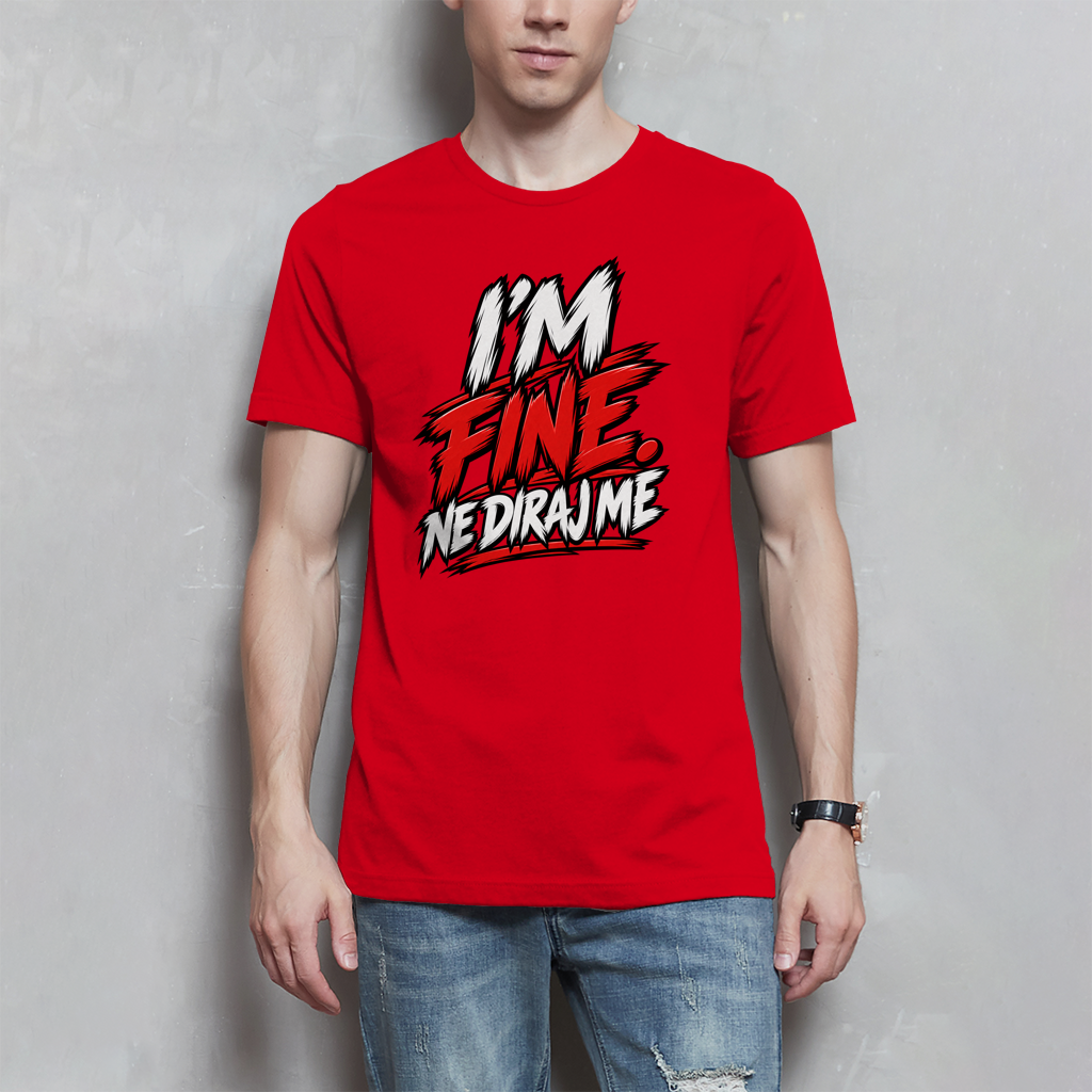 Herren T-Shirt - I am fine