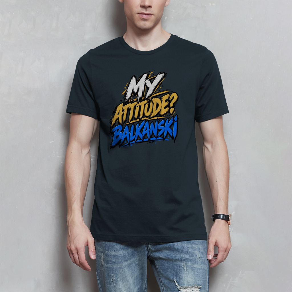 Herren T-Shirt - My attitude