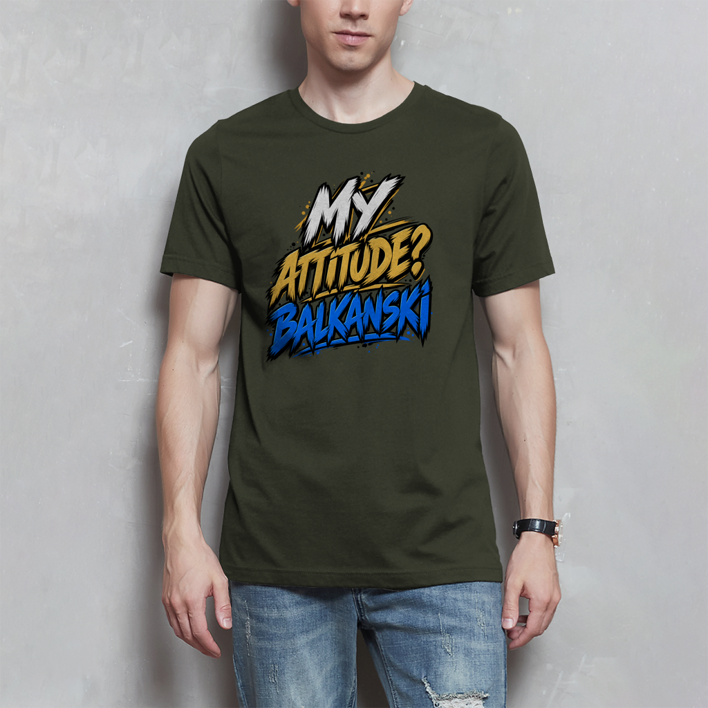 Herren T-Shirt - My attitude