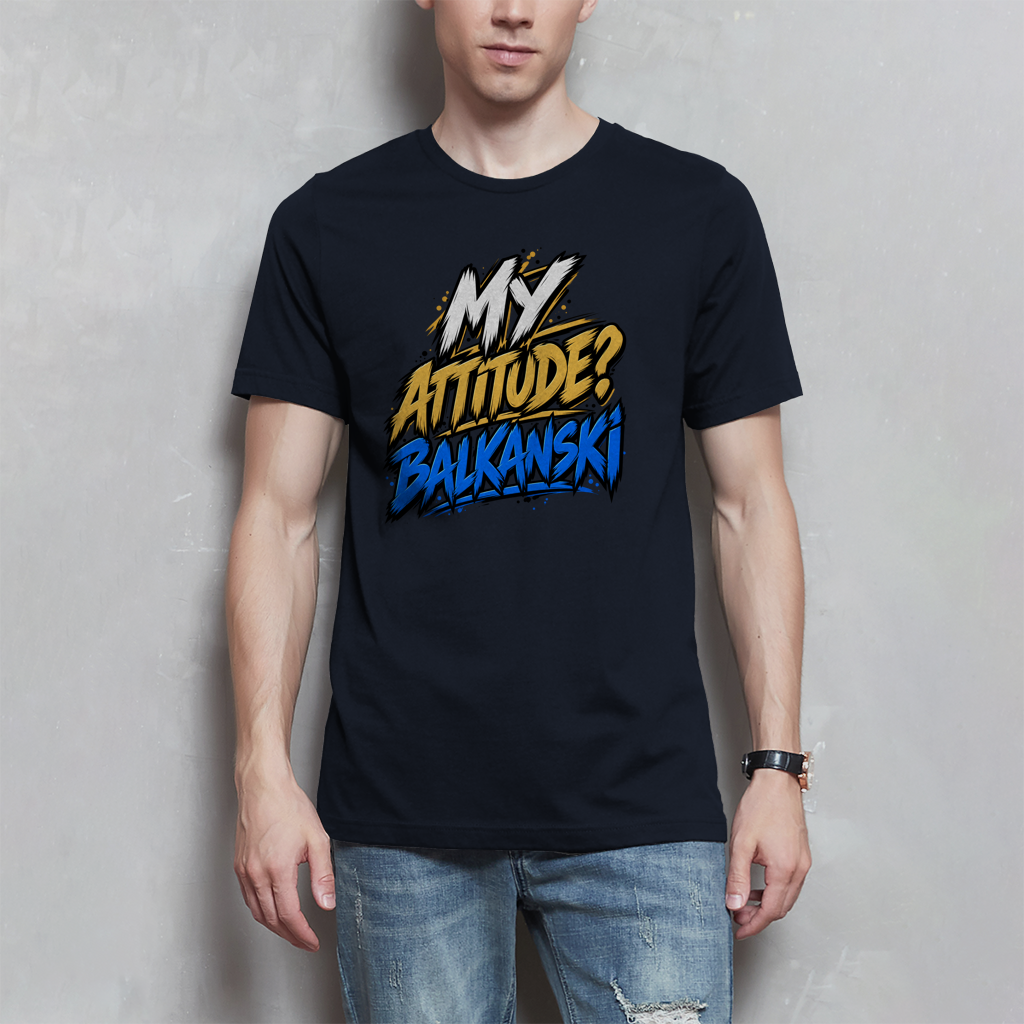 Herren T-Shirt - My attitude