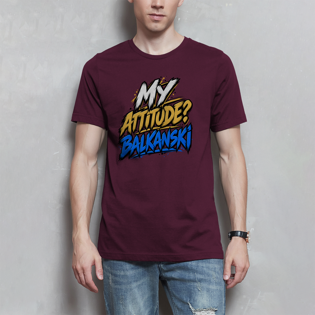Herren T-Shirt - My attitude