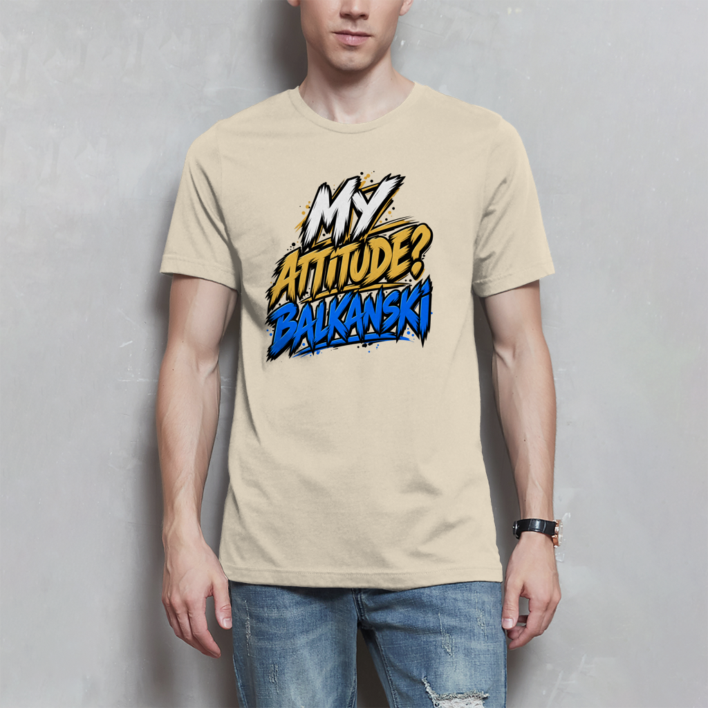 Herren T-Shirt - My attitude