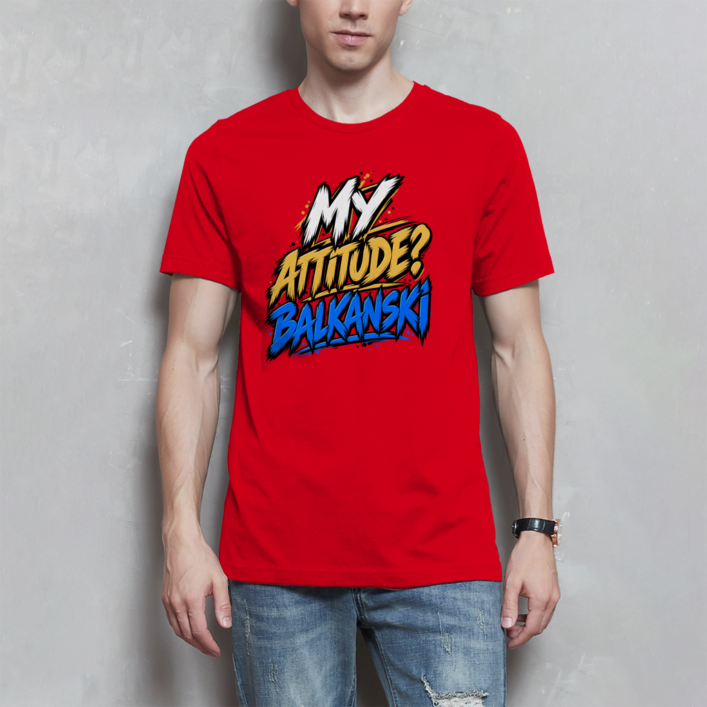 Herren T-Shirt - My attitude