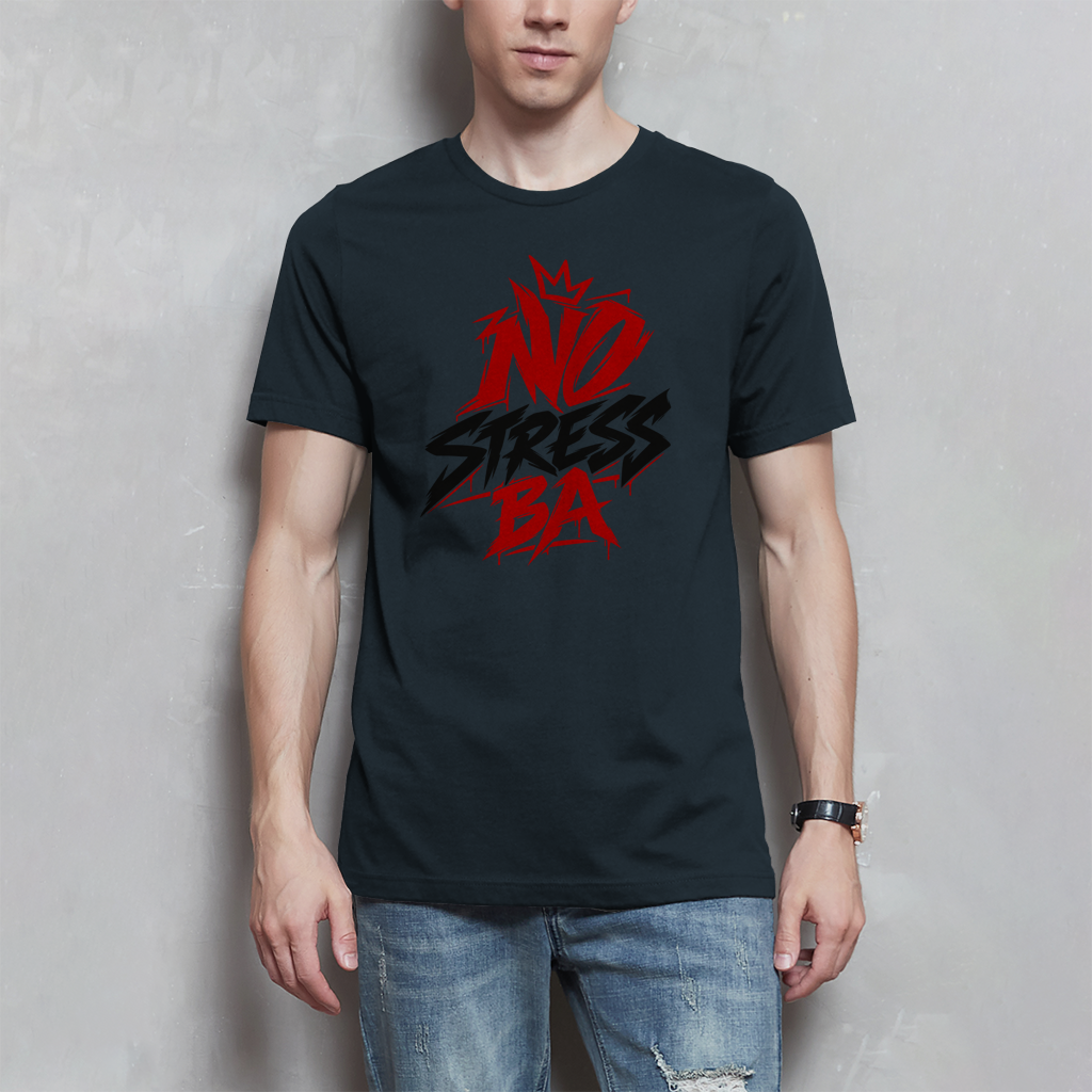 Herren T-Shirt - No stress ba