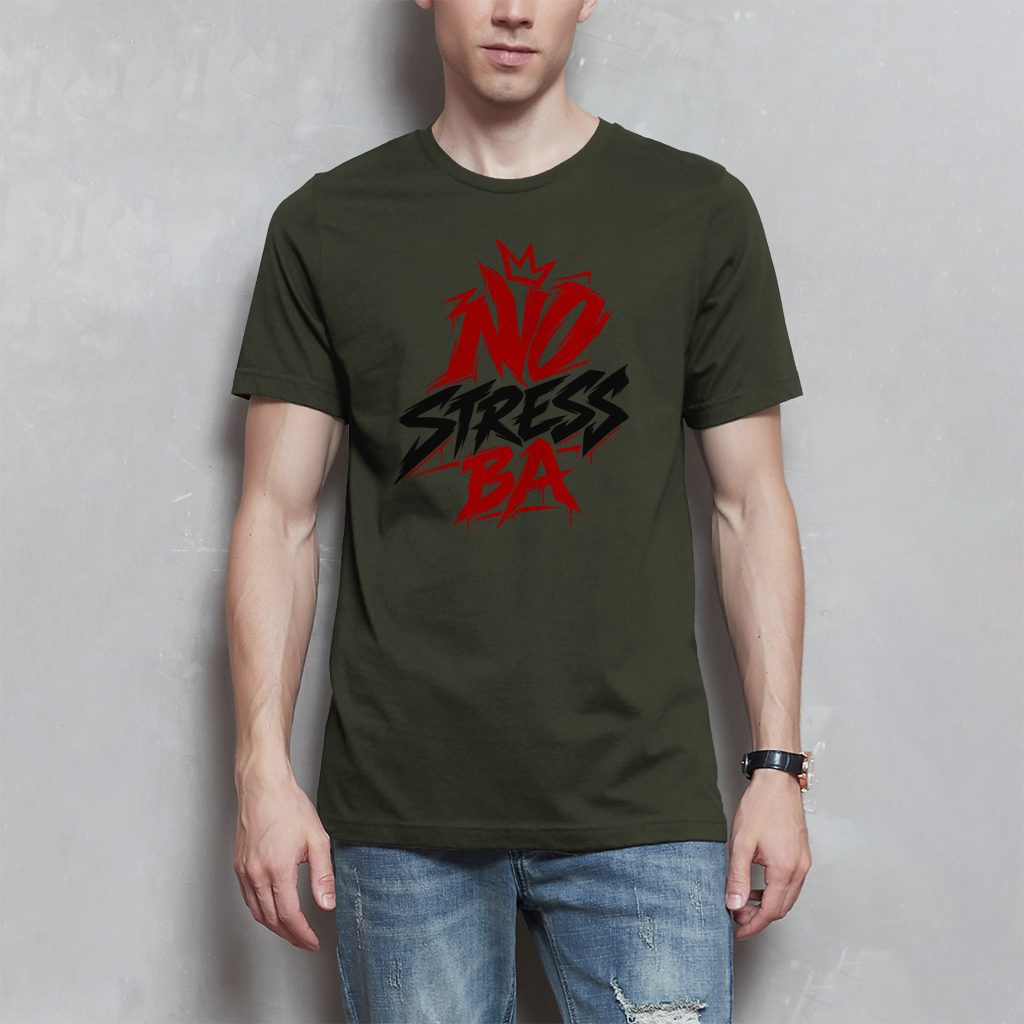 Herren T-Shirt - No stress ba