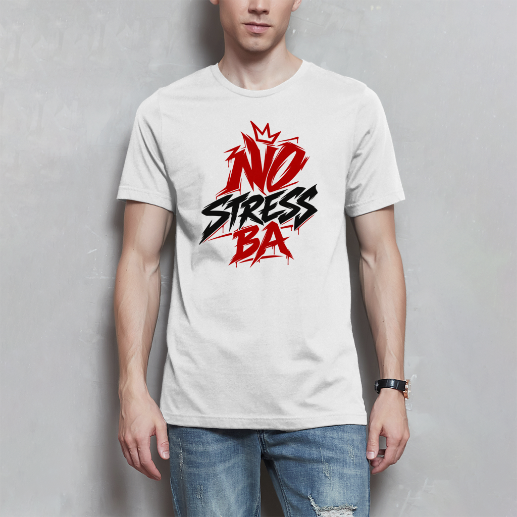 Herren T-Shirt - No stress ba
