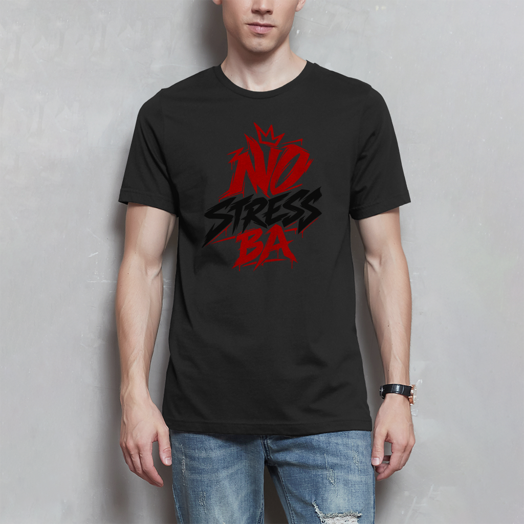 Herren T-Shirt - No stress ba