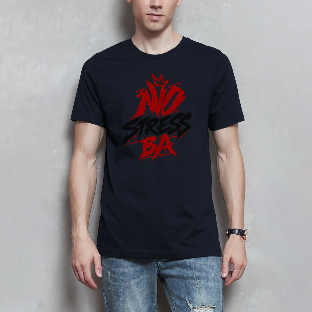 Herren T-Shirt - No stress ba
