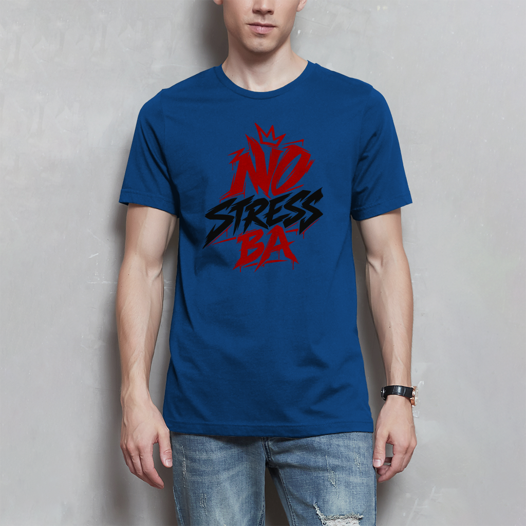 Herren T-Shirt - No stress ba