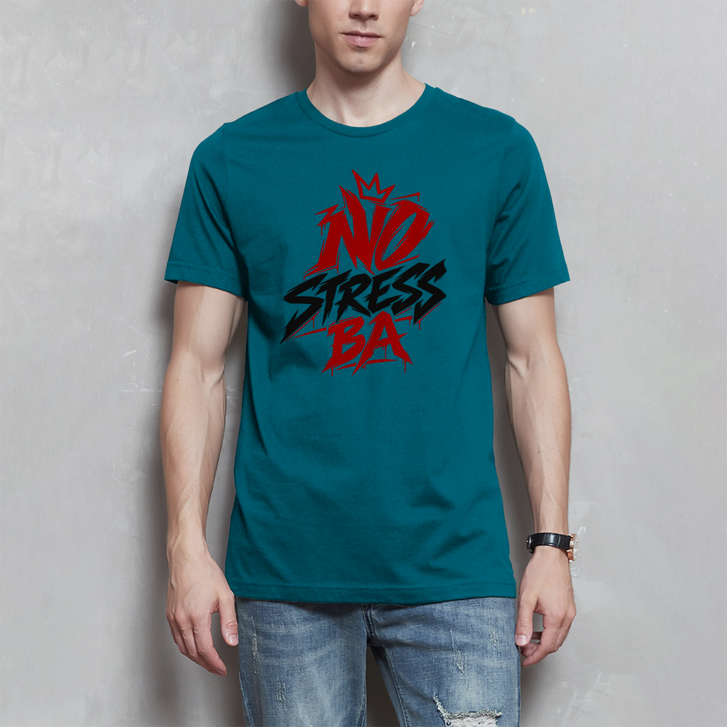 Herren T-Shirt - No stress ba