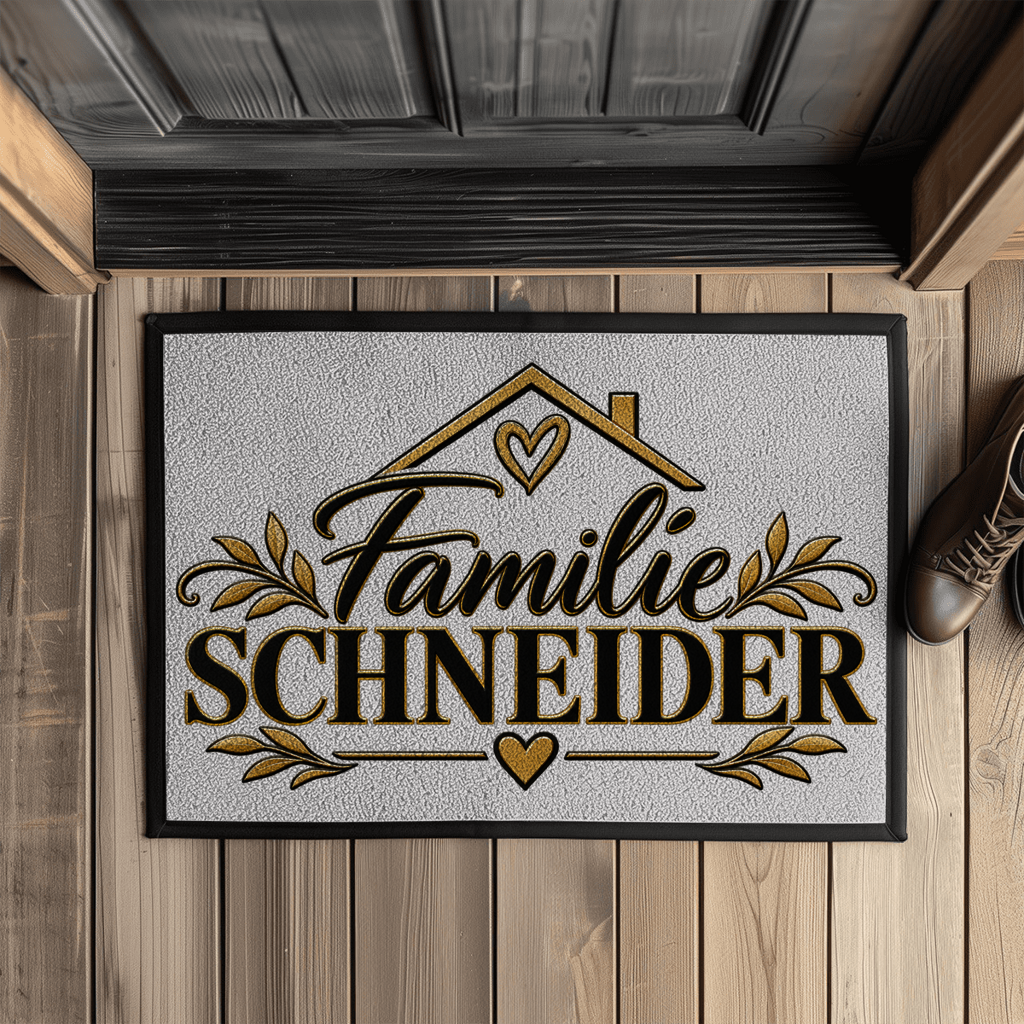 Fußmatte mit Gummirand Schneider