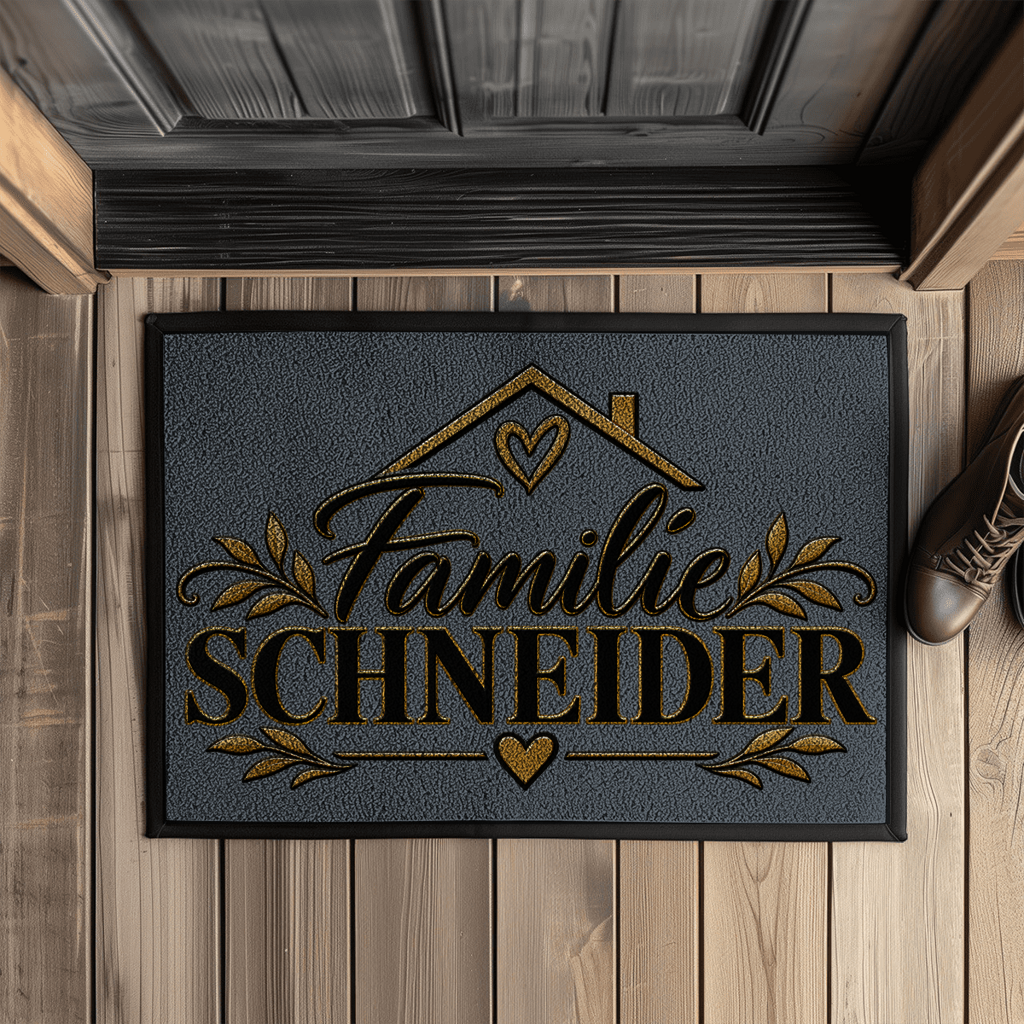 Fußmatte mit Gummirand Schneider