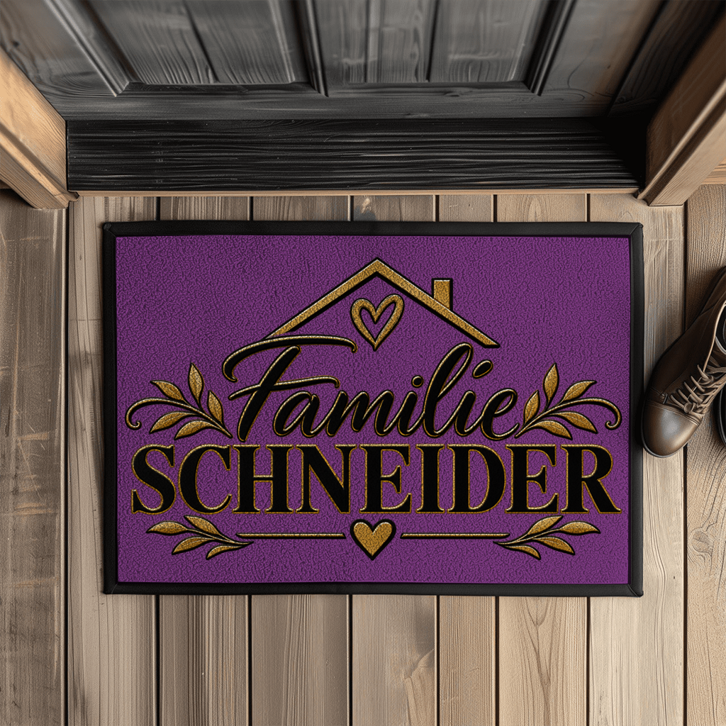 Fußmatte mit Gummirand Schneider