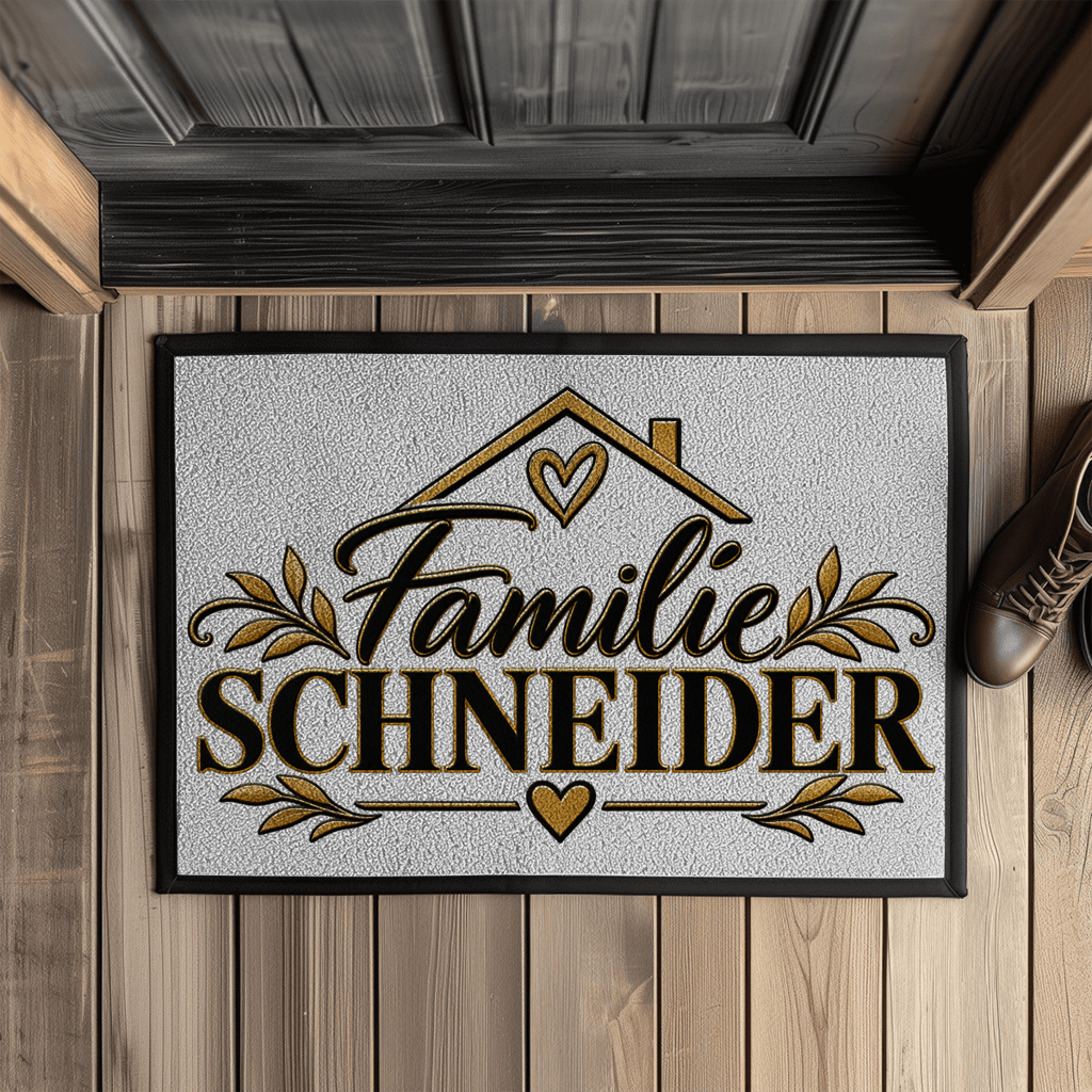 Fußmatte mit Gummirand Schneider