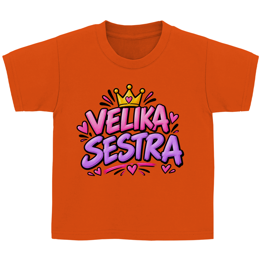 Kinder Basic T-Shirt Velika sestra