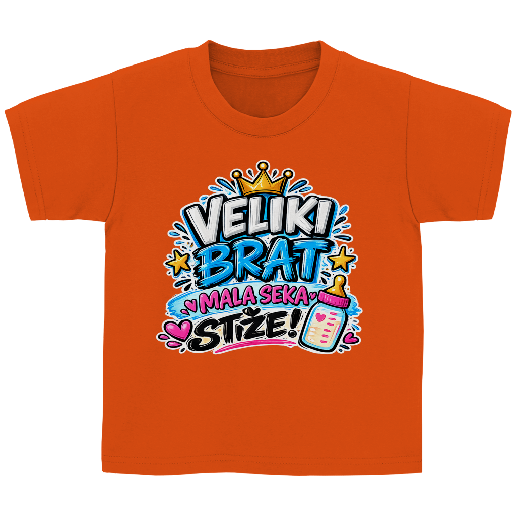 Kinder Basic T-Shirt Veliki brat mala seka stize