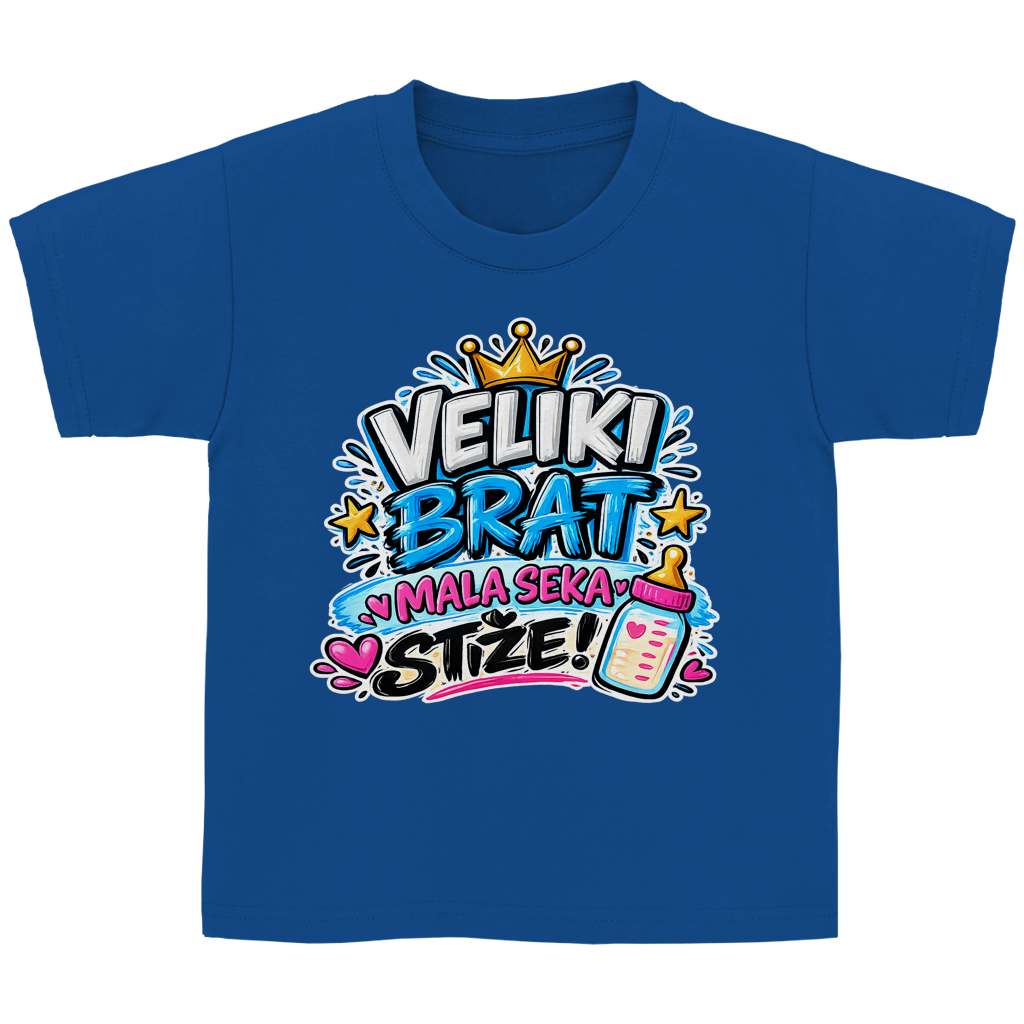 Kinder Basic T-Shirt Veliki brat mala seka stize