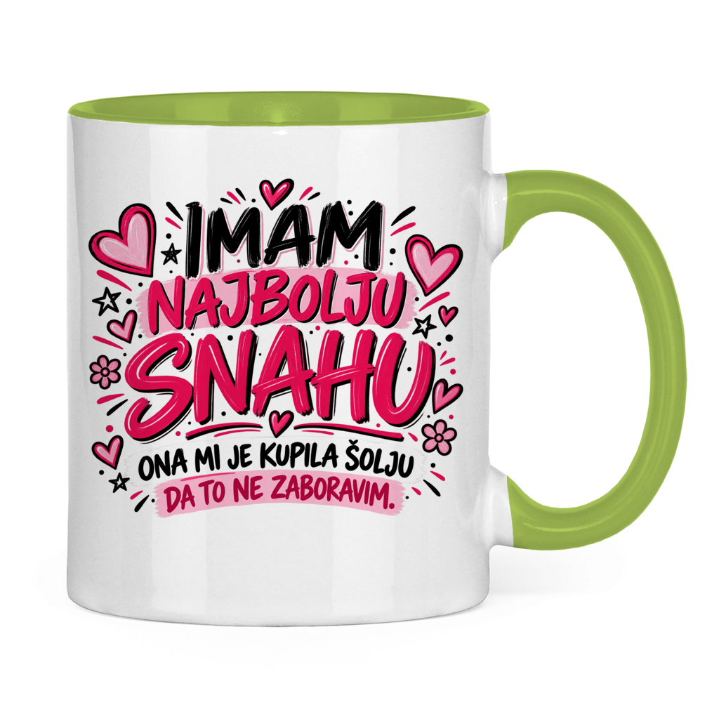 Tasse zweifarbig Imam najbolju snahu