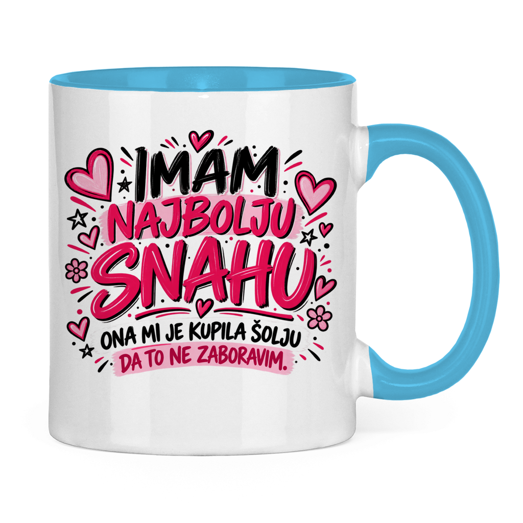 Tasse zweifarbig Imam najbolju snahu