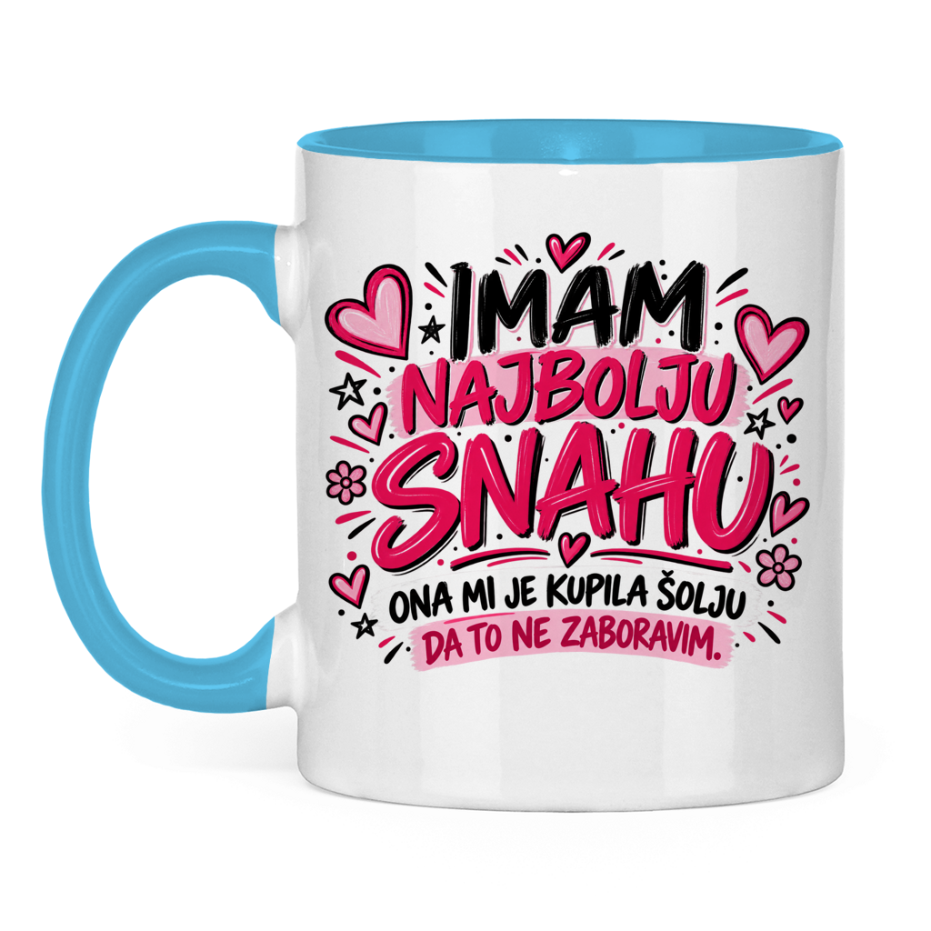 Tasse zweifarbig Imam najbolju snahu