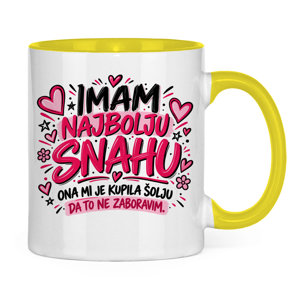 Tasse zweifarbig Imam najbolju snahu
