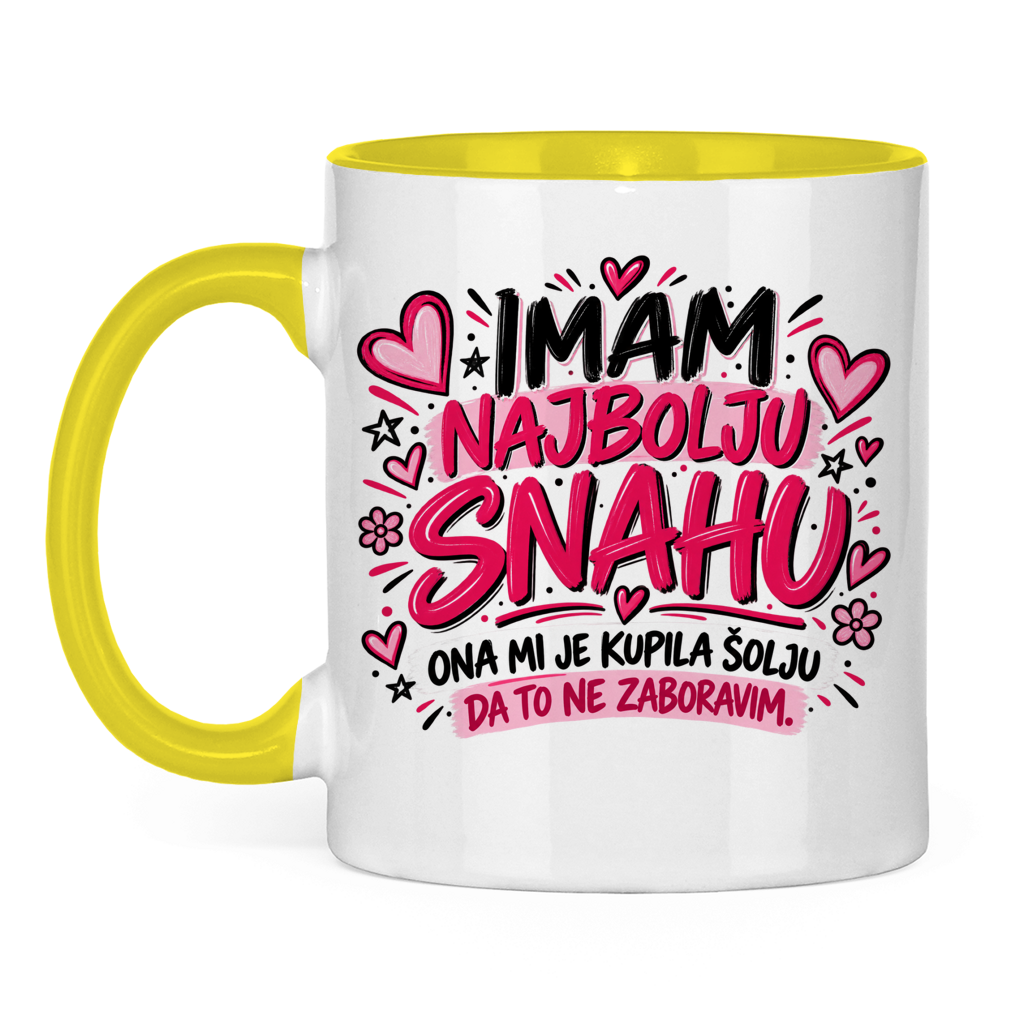 Tasse zweifarbig Imam najbolju snahu