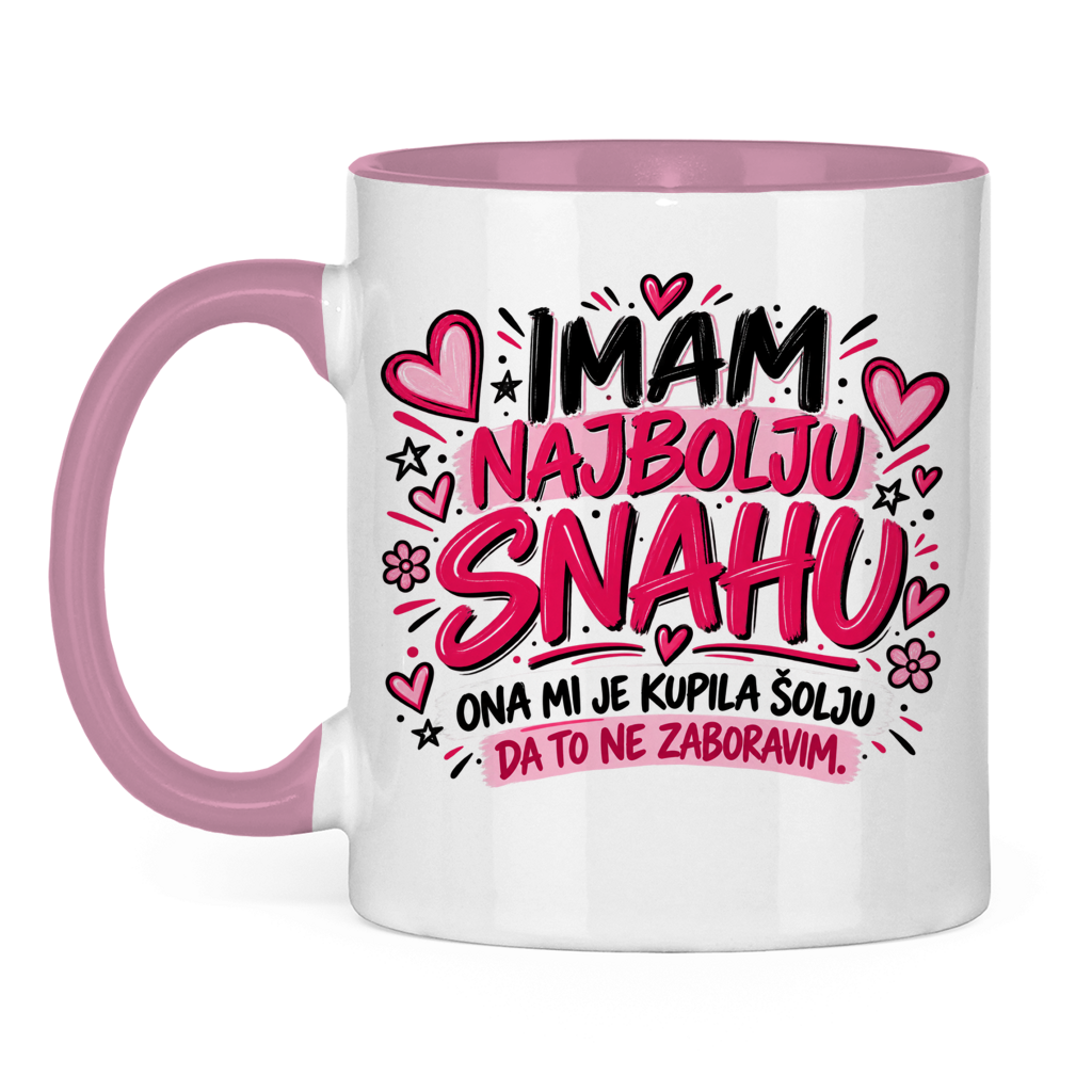 Tasse zweifarbig Imam najbolju snahu