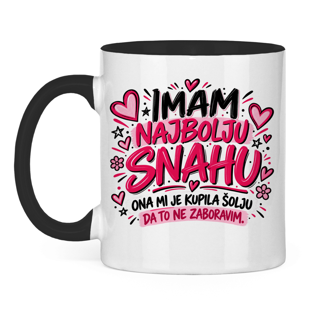 Tasse zweifarbig Imam najbolju snahu