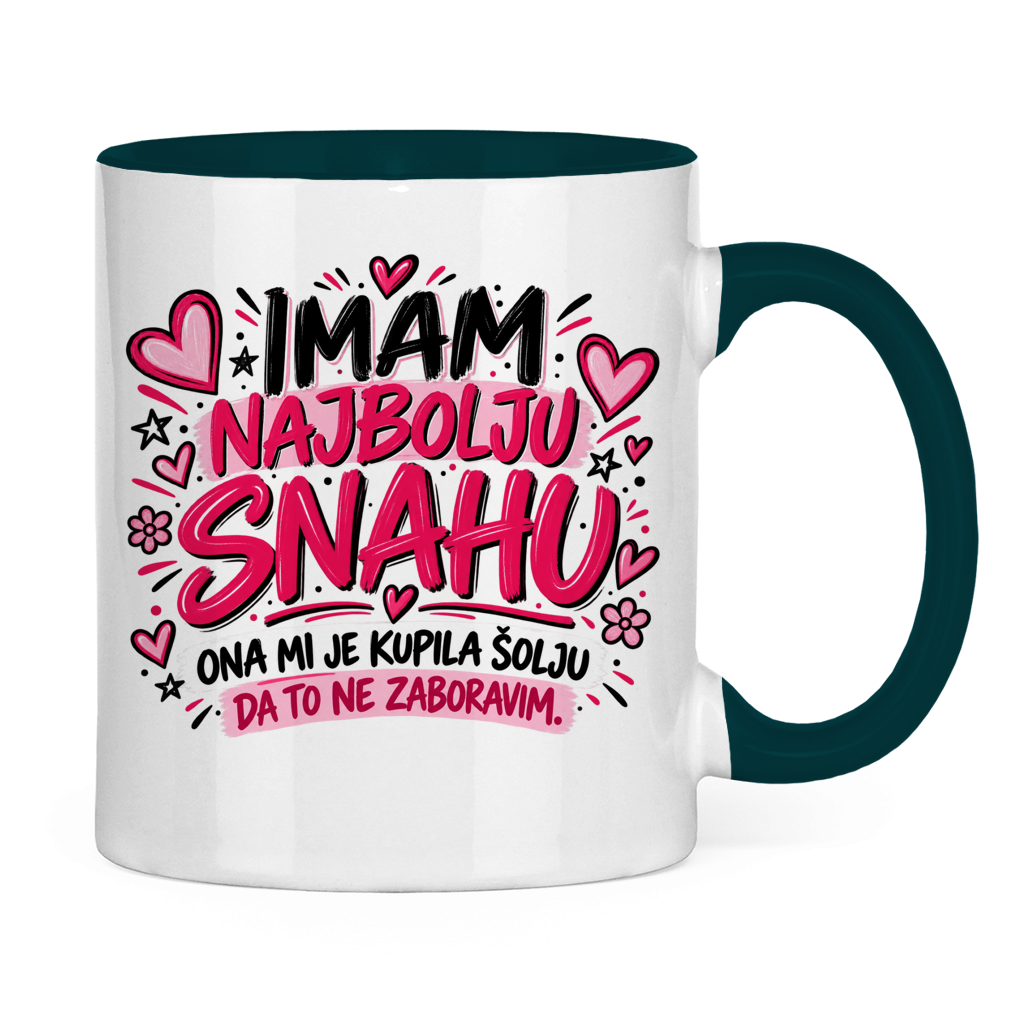 Tasse zweifarbig Imam najbolju snahu