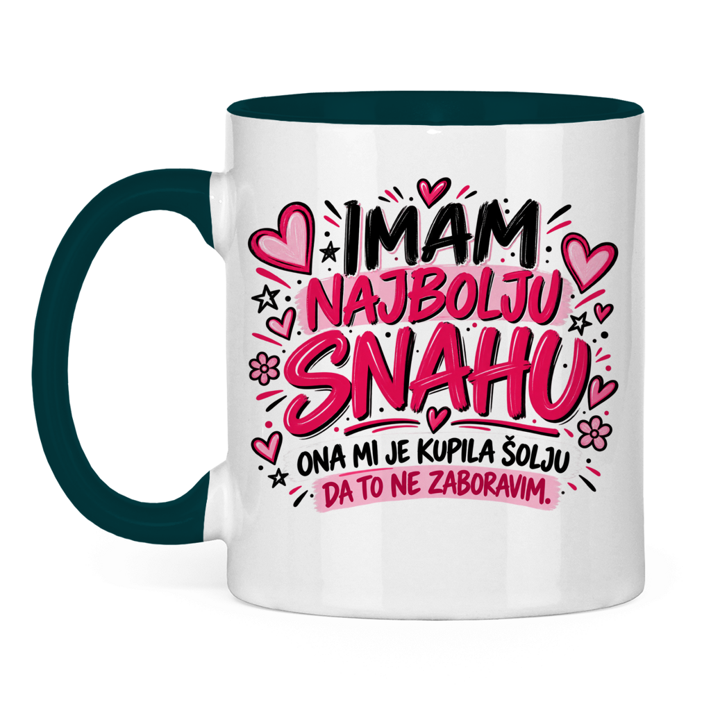 Tasse zweifarbig Imam najbolju snahu
