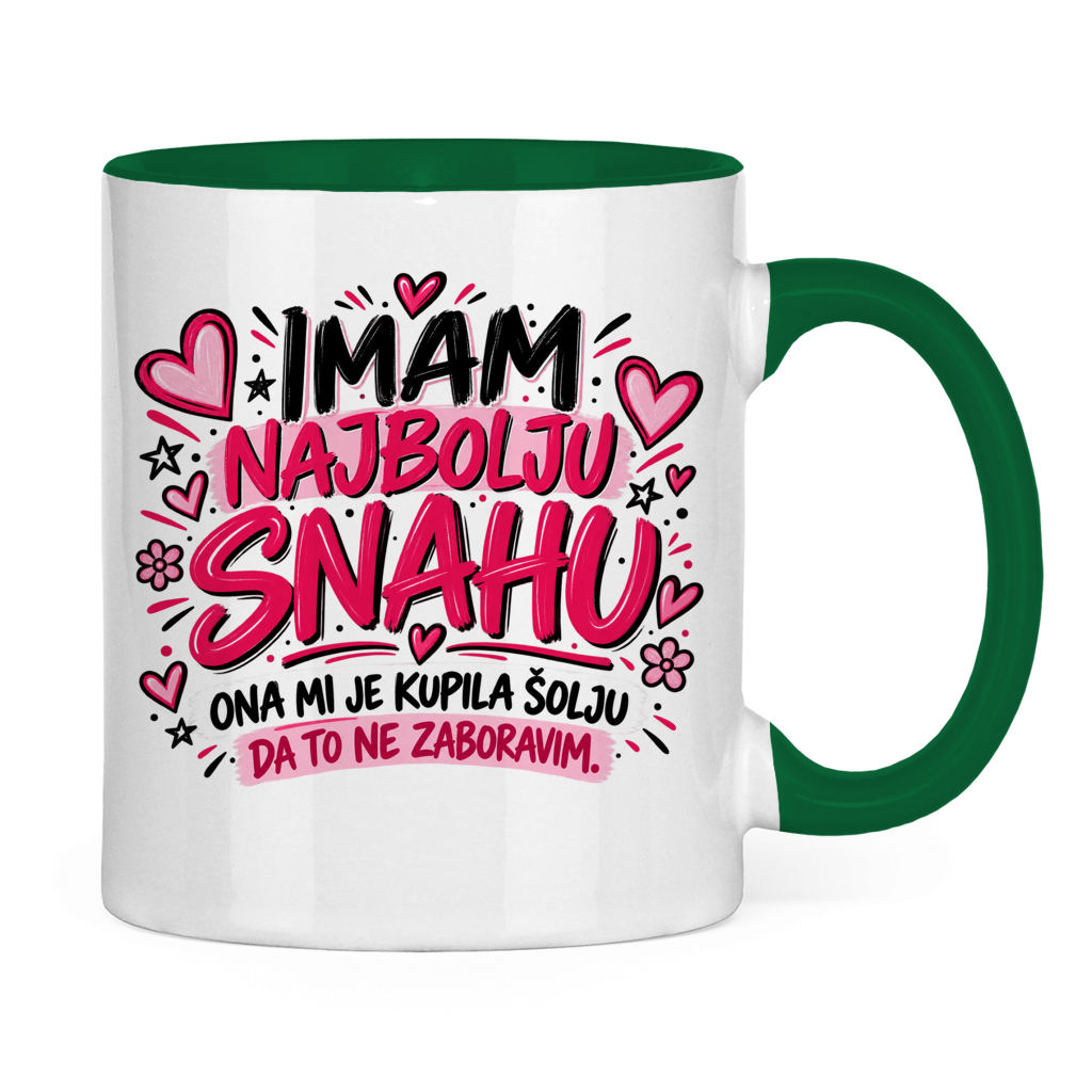 Tasse zweifarbig Imam najbolju snahu