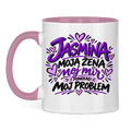 Tasse zweifarbig Najbolja zena Jasmina