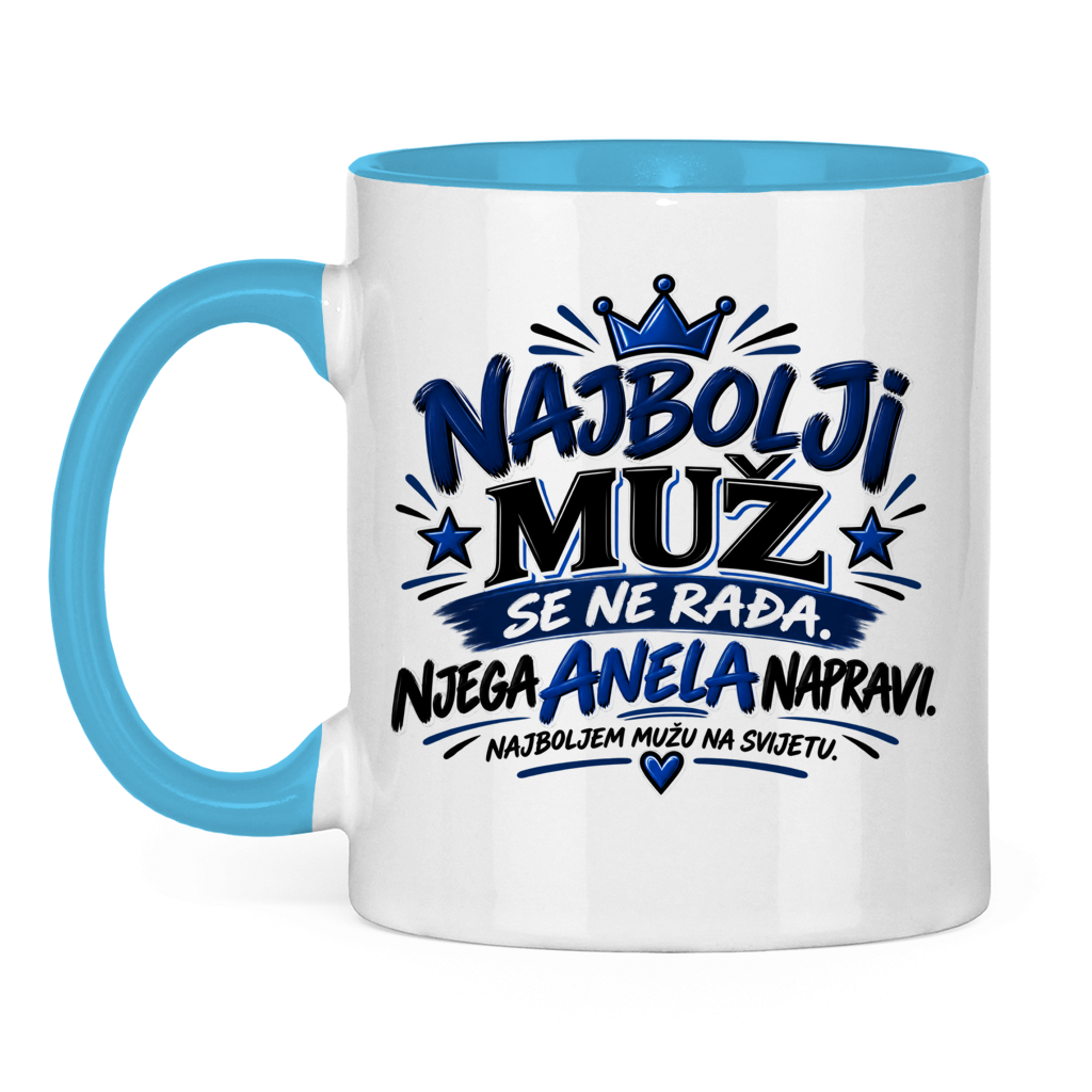 Tasse zweifarbig Anelin muz