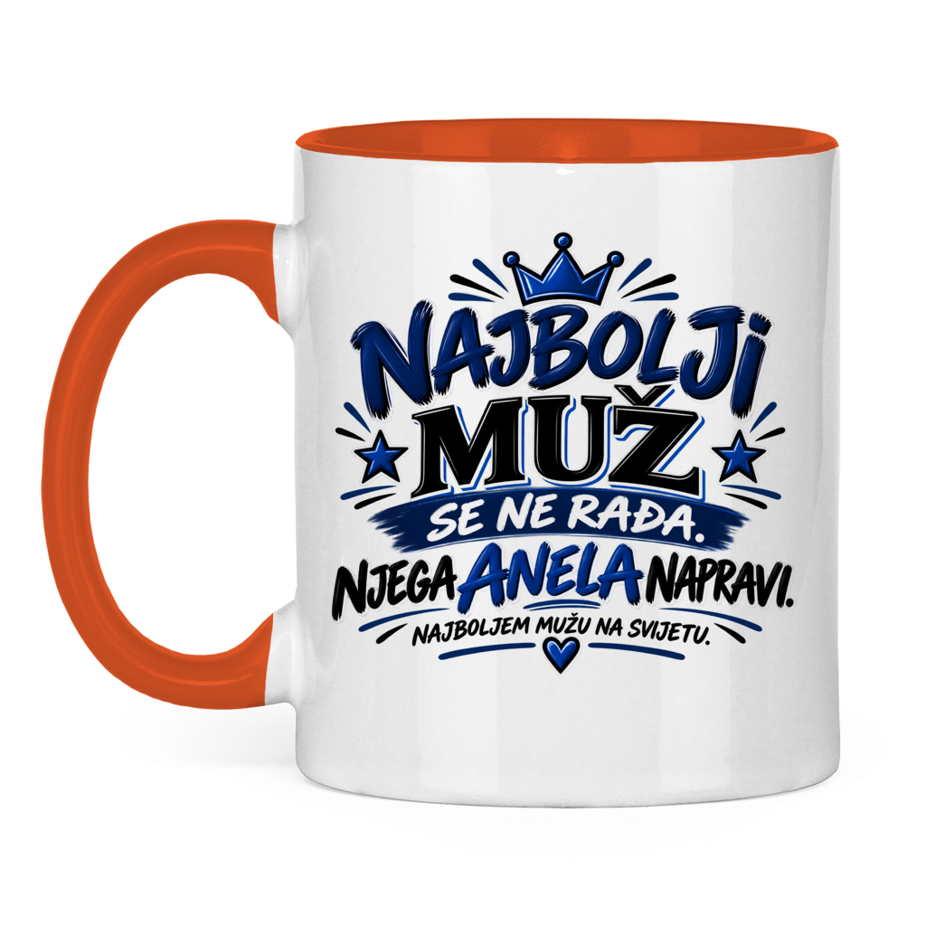 Tasse zweifarbig Anelin muz