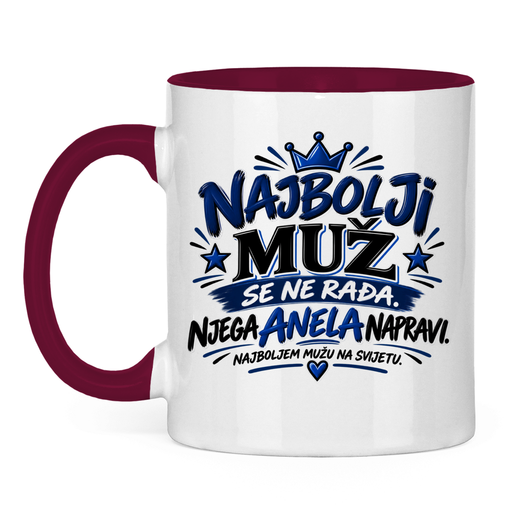 Tasse zweifarbig Anelin muz