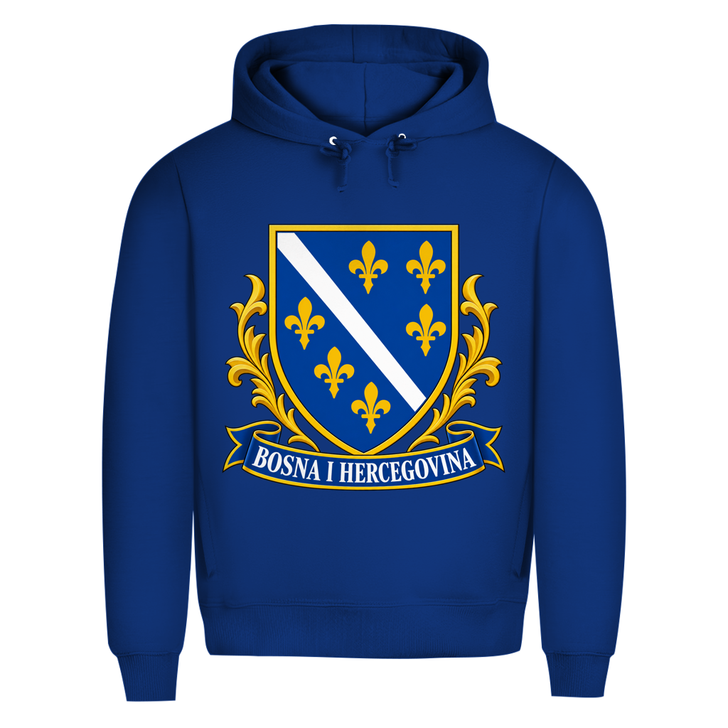 Herren Premium Bio Hoodie Bosna i Hercegovina Grb