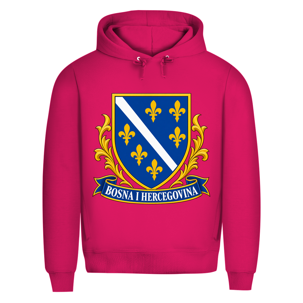 Herren Premium Bio Hoodie Bosna i Hercegovina Grb | Weitere Farben