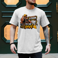 Herren T-Shirt Bauarbeiter – Ja radim, ti se divi