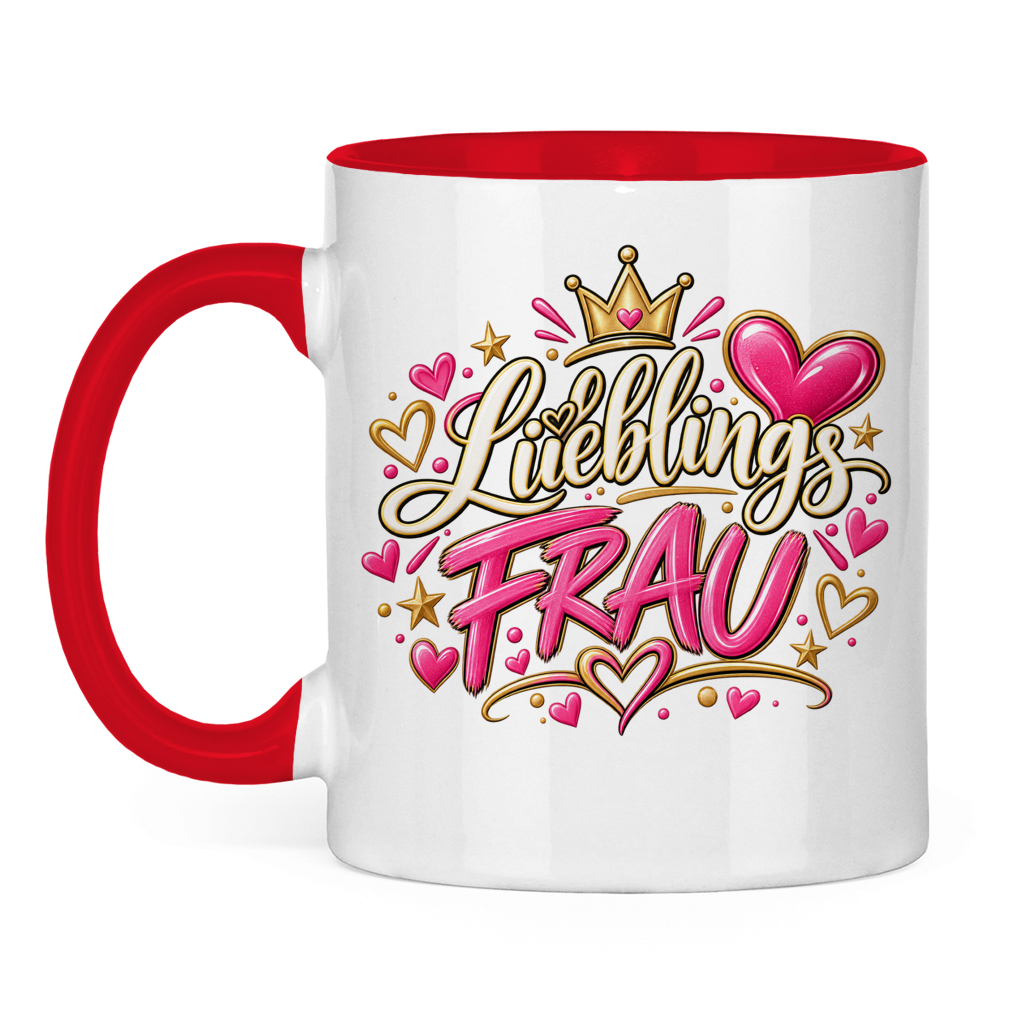 Lieblingsfrau Tasse – Geschenk für Ehefrau, Freundin & Partnerin