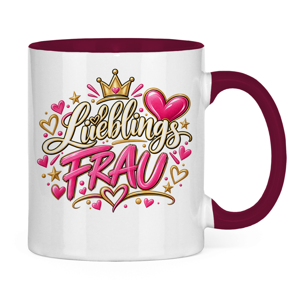 Lieblingsfrau Tasse – Geschenk für Ehefrau, Freundin & Partnerin